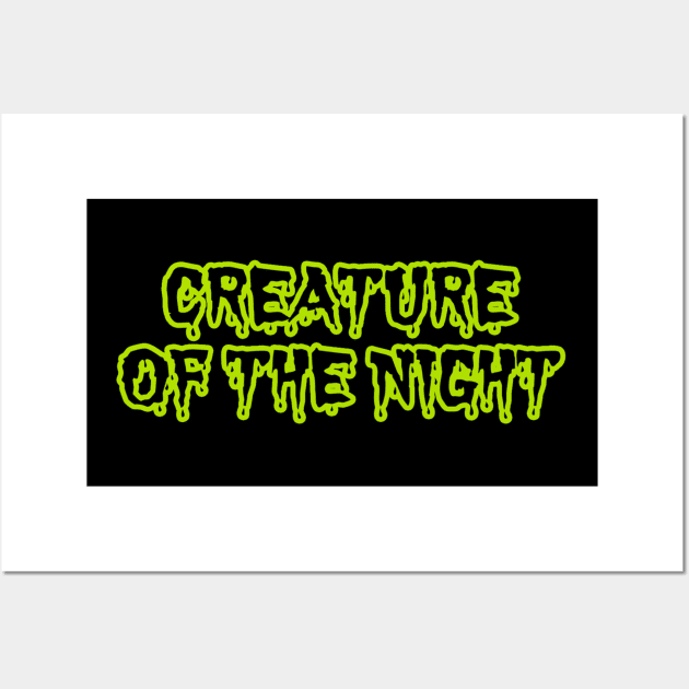 CREATURE OF THE NIGHT Wall Art by BG305